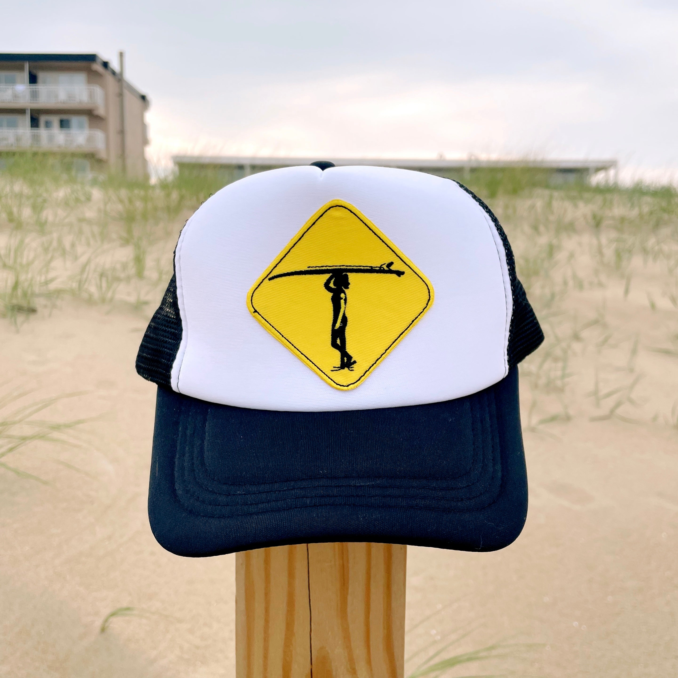 Pray For Surf Trucker Hat – Crab & Cleek