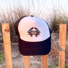 Load image into Gallery viewer, Blue Crab Trucker Hat
