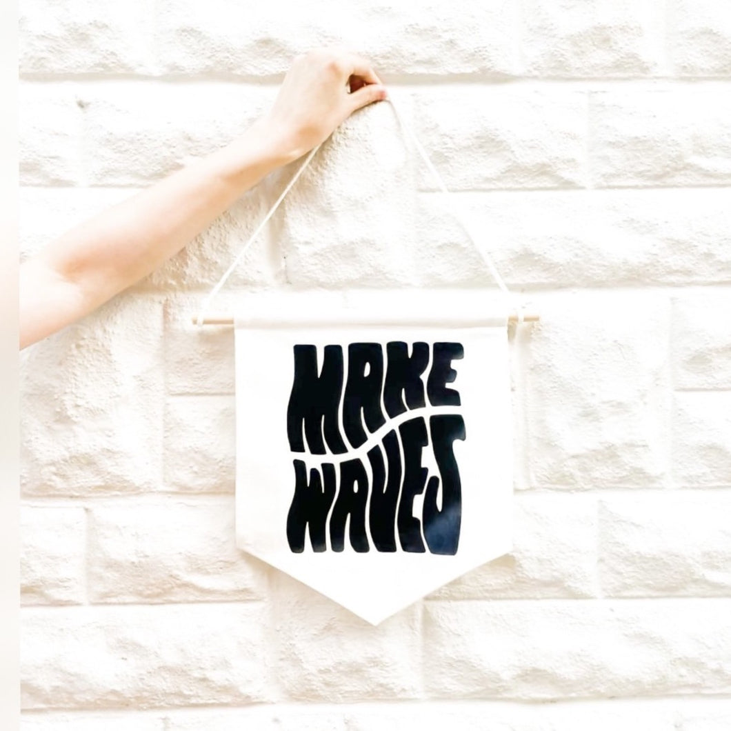 Make Waves Canvas Wall Hang