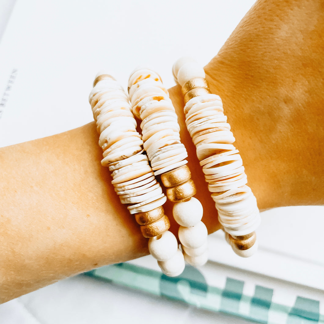 Shell Stacker Bracelet