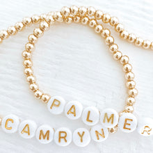 Load image into Gallery viewer, Custom Gold Ball Bracelet
